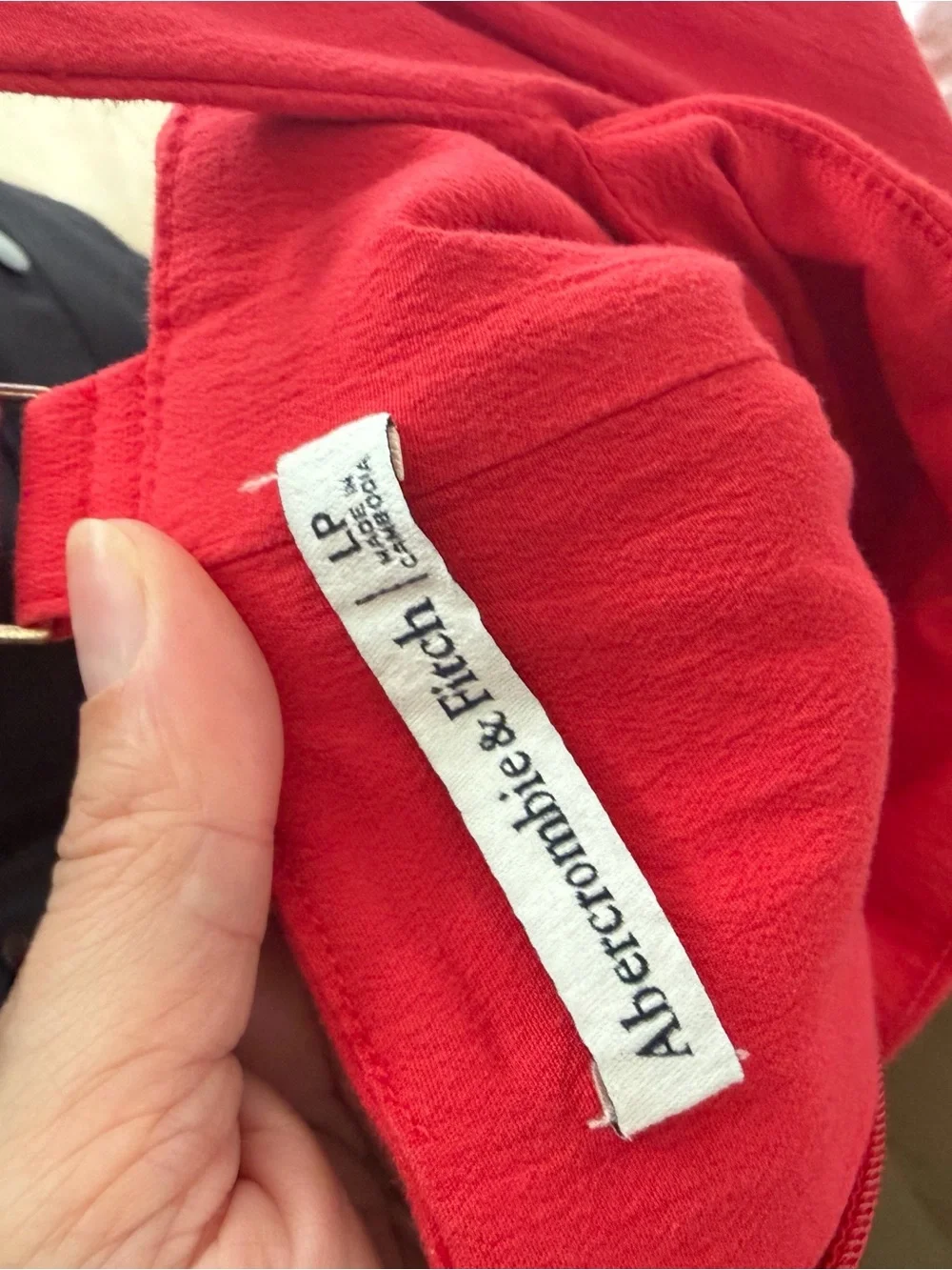Abercrombie & Fitch Red Maxi Dress
